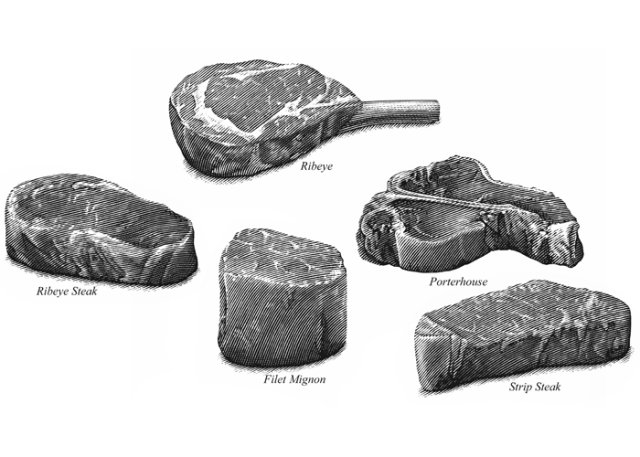 Meat Cuts art